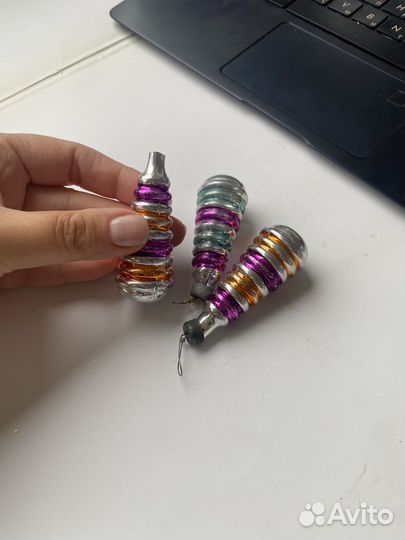 Новогодние игрушки елочные СССР