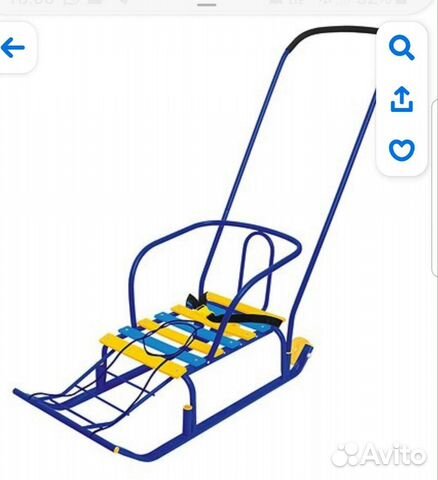 Детские санки с колесами