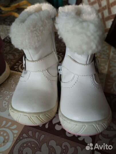 Зимние ботинки для девочки, 20-22 р