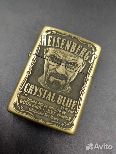 Зажигалка Zippo - Heisenberg's Crystal Blue