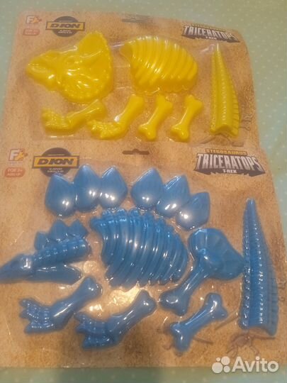 Формочки для песка, динозавр, новая