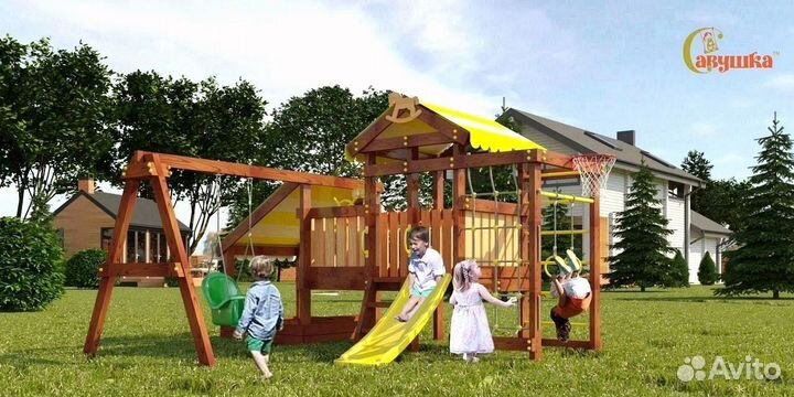 Детская площадка, городок Савушка Baby play 12