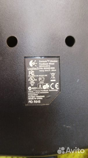 Игровой руль с педалями logitech n231