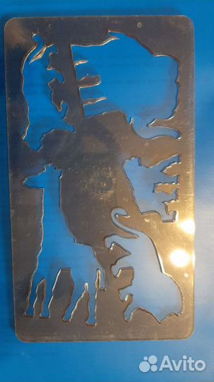 Линейка трафарет, лекало, круглая линейка