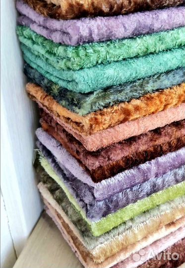 Плюш советский на хлопковой основе