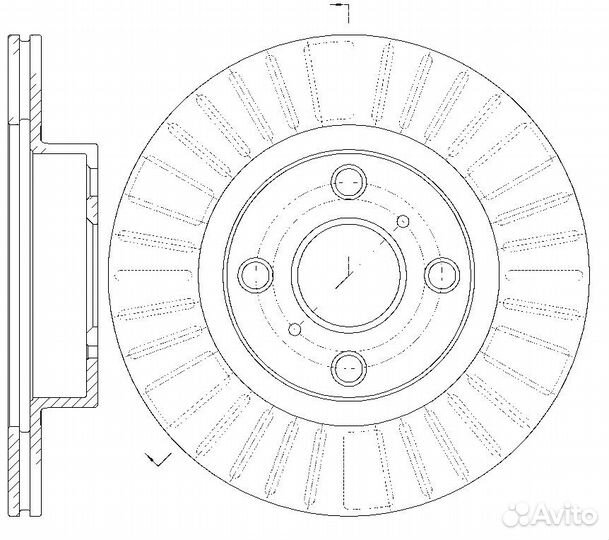 Диск тормозной GR20385