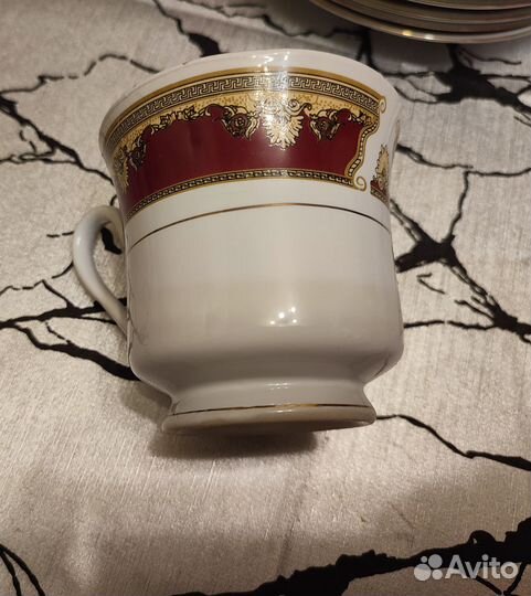 Китайский фарфор Guoguang Fine China набор 6 блюдц