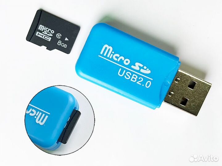 Картридер micro SD (новый)