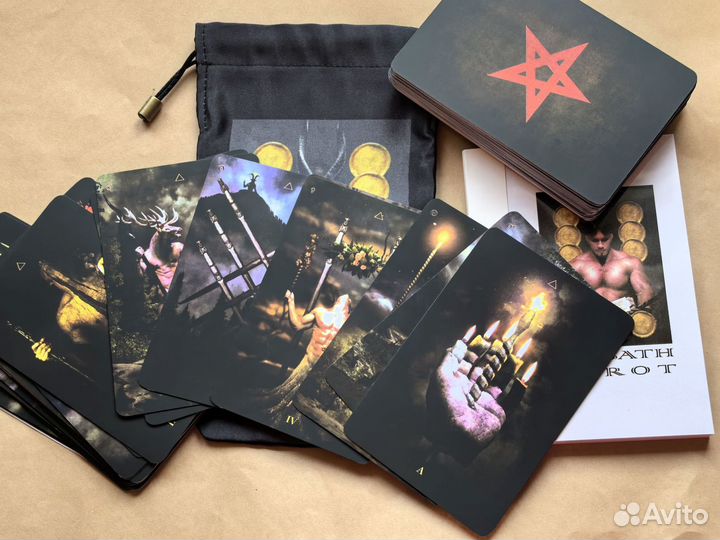 Taro Шаббат, sabbath tarot + брошюра и мешочек