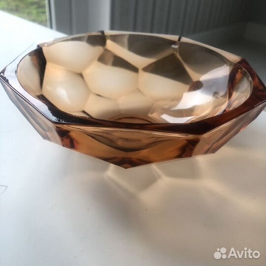 Кувшин ваза цветное стекло конфетница раритет