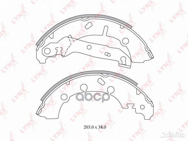 Колодки барабанные Ford Fiesta 1.3i-1.4TDCi 01