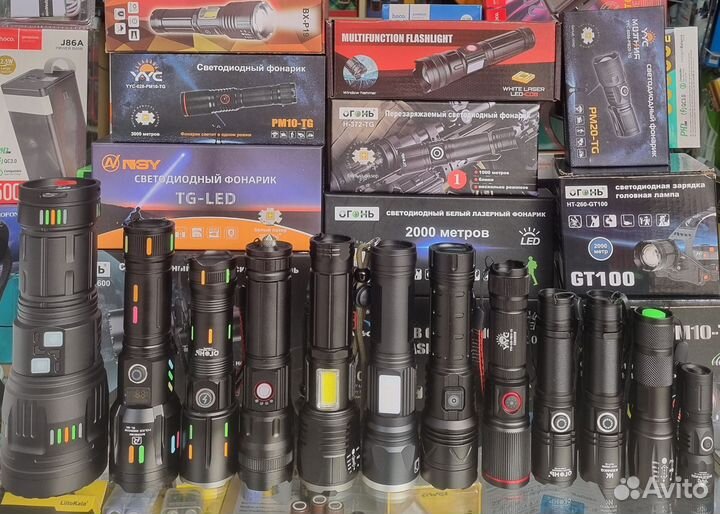 Фонарики сверхъяркие Белый Лазер TG