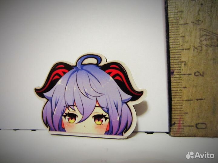 Деревянный значок. Genshin Impact