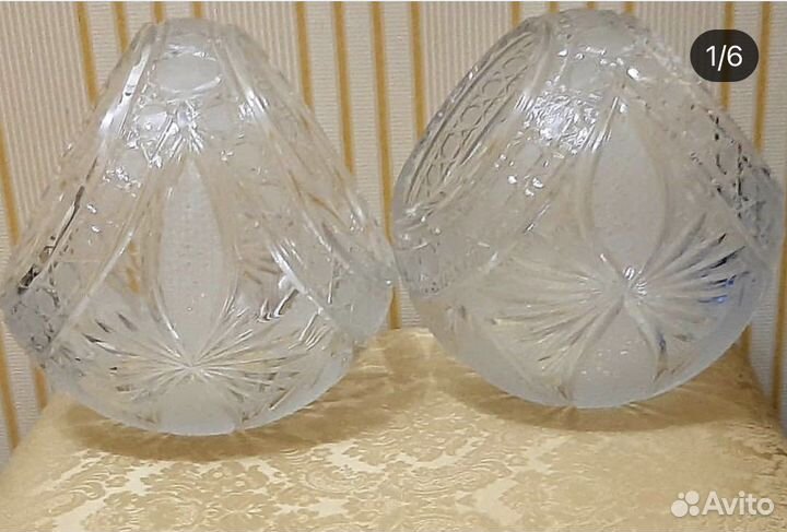 Ваза для фруктов,хрусталь,винтаж,Югославия