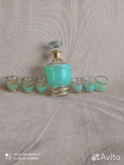 Графин с рюмками СССР