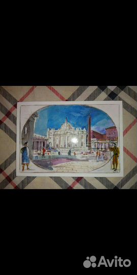 Открытка из Италии, Ватикан, italy