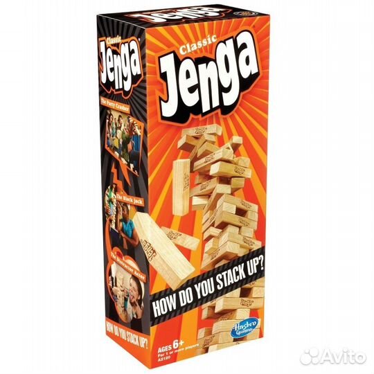 Настольная игра Дженга (Jenga)