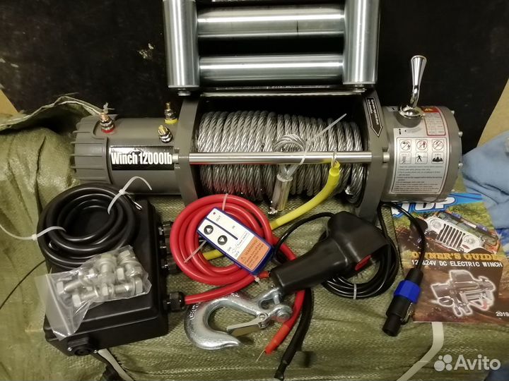Лебедка winch 12000Ib на джипы, уазы, грузовички