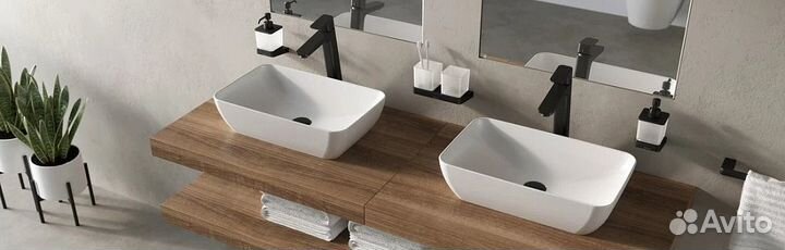 Смеситель для раковины Ravak 10 Free black-TD F 015.20 X070151, черный матовый