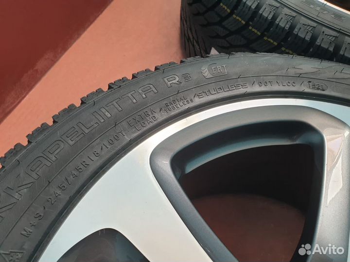 R18 Nokian Tyres Hakkapeliitta R3 245/45, PCD 5x112 DIA 66.6