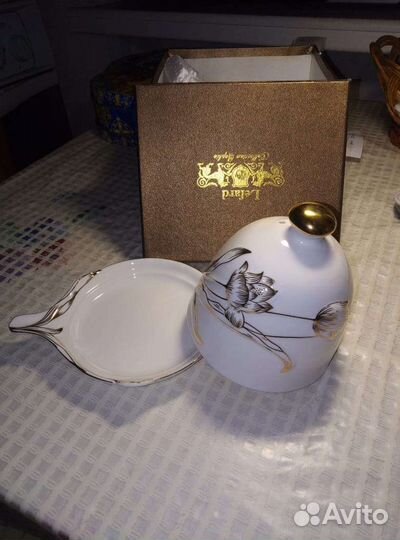 Контейнер для лимона фарфоровый