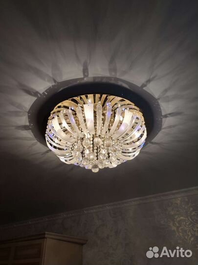 Люстра потолочная хрустальная