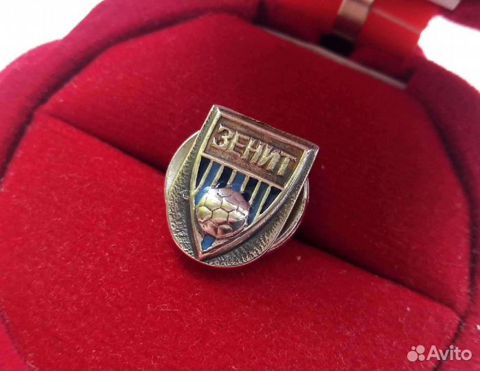 Знак, значок серебро 925. Зенит. Футбольный клуб