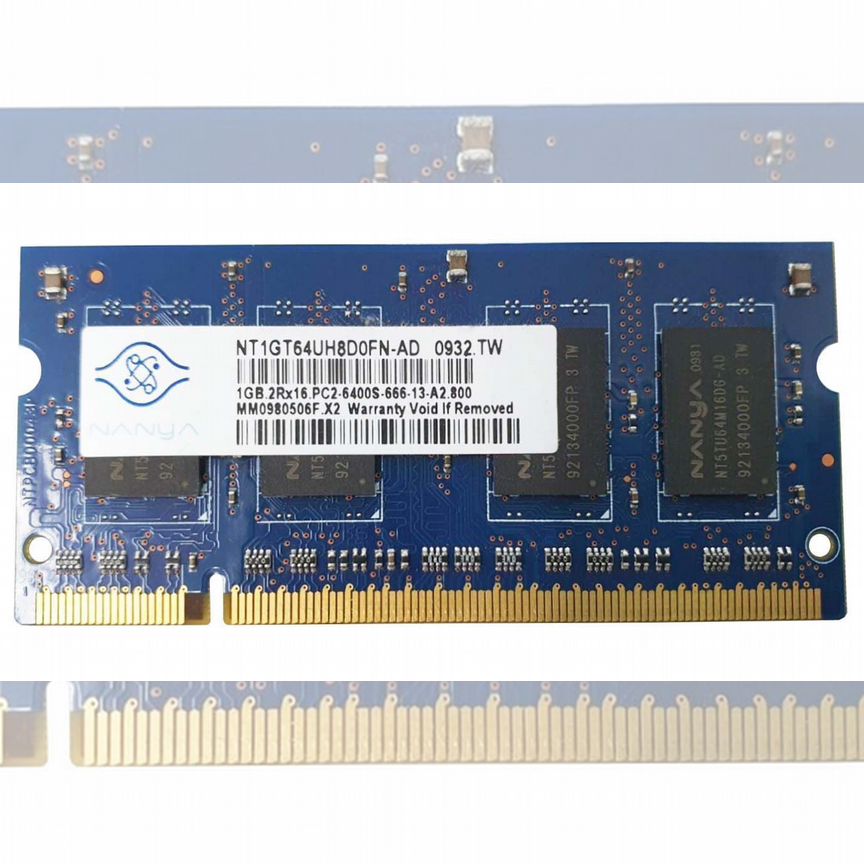 [NT1GT64UH8D0FN-AD] Оперативная Память Nanya 1gb Nt1gt64uh8d0fn-Ad
