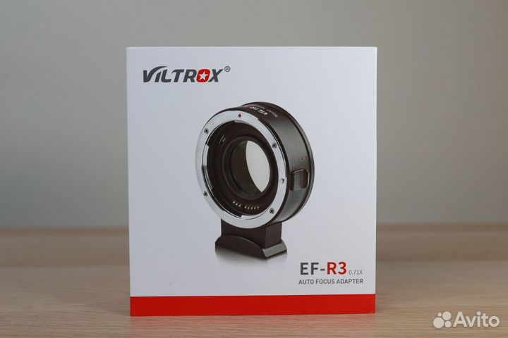 Speed Booster EF на RF Viltrox EF-R3 0,71x