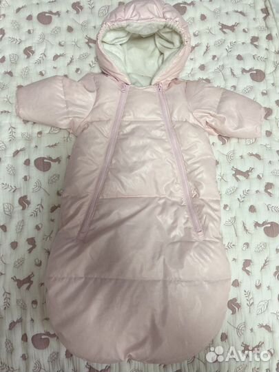 Конверт на выписку для девочки осень-зима