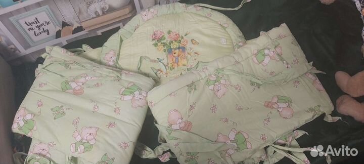 Бортики для детской кроватки