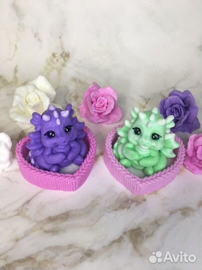 Мыло ручной работы дракон