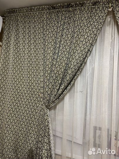 Шторы, тюль, карниз