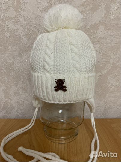 Шапка детская зимняя 1-3 месяца