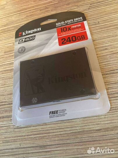 Ssd kingston a400 240gb новые