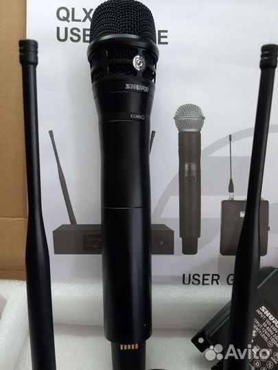 Радиомикрофон Shure Qlxd-4 головы KSM8, SM58