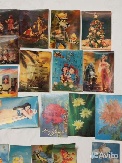 Открытки и календари стерео СССР