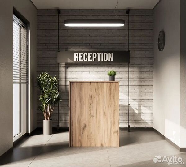 Стойка ресепшн с подсветкой в магазин