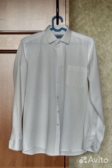 Рубашка школьная белая «Tsarevich», р.152-158 / 35