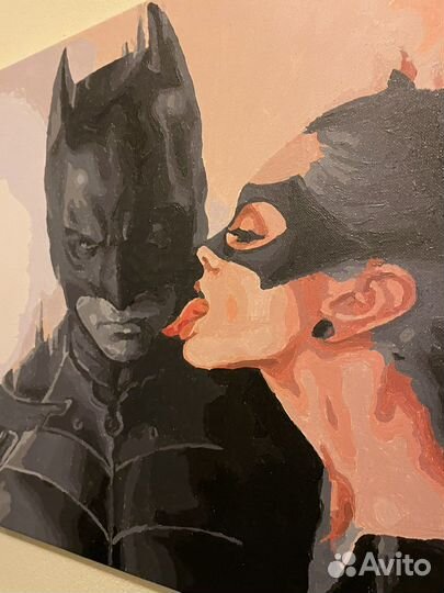 Картина нарисованная акриловыми красками