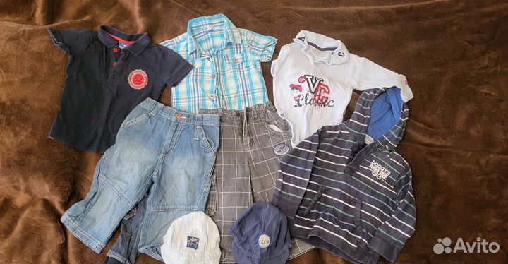 Вещи пакетом на мальчика 80р