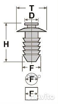 Крепежное изделие 10842 (18) 10842 SSParts
