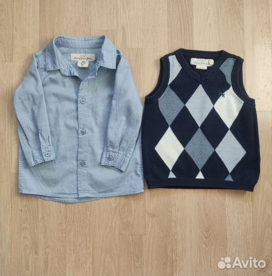 Рубашка и жилетка H&M для мальчика