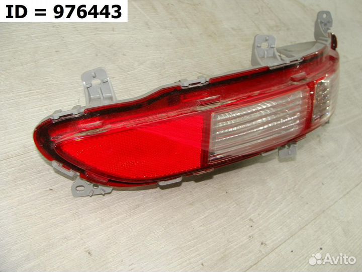 Фонарь заднего бампера правый Kia Sportage
