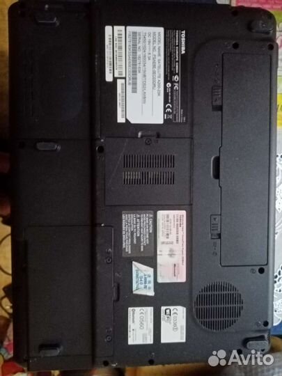 Ноутбук toshiba, видеокарта