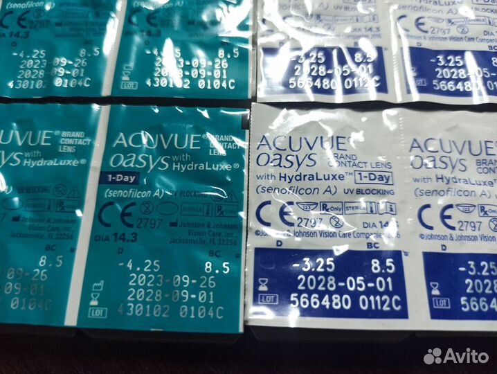 Линзы acuvue oasys