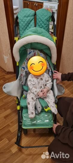 Санки коляска nika