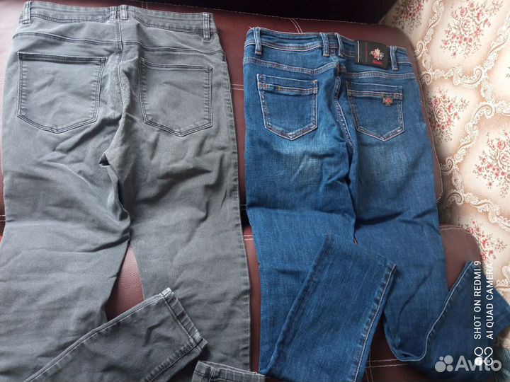 Брюки женские джинсовые