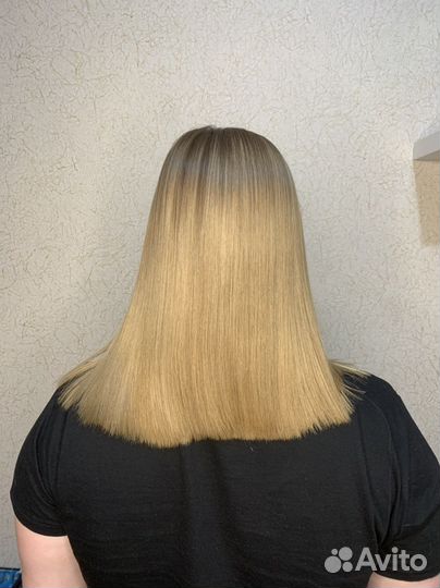 Кератиновое выпрямление ботокс волос пилинг