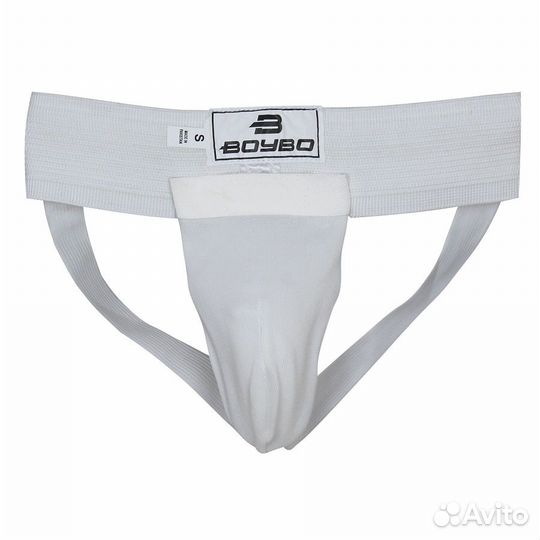 Защита паха BoyBo белый х/б (р. XS)